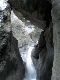 Wasserfall in der Chollere-Schlucht